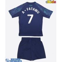 Leicester City Issahaku Fatawu #7 Replica Away Minikit 2025-26 Short Sleeve (+ pants)